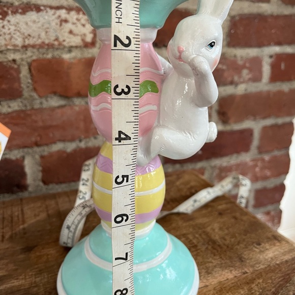 Martha Stewart adorable Easter bunny candlestick holders new with tags - Picture 3 of 9